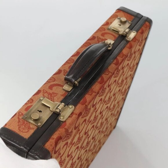 CELINE C Sulky Trunk Case Trunk Canvas Beige Gold - Picture 10 of 14